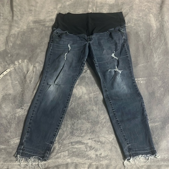 Thyme Slim Fit Maternity Jeans XL - Picture 1 of 6